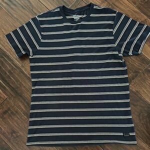 Billabong Men's Navy Striped Shirt Sz M